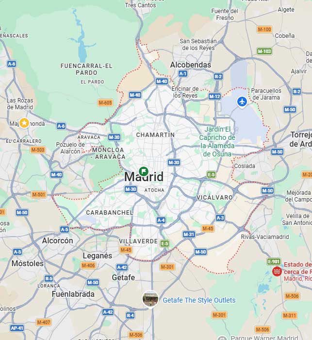 SAT Madrid presta sus servicios en toda la Comunidad de Madrid